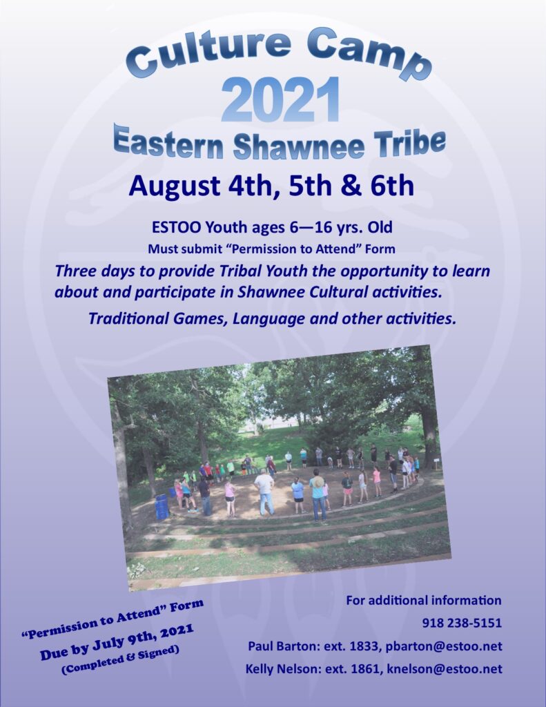 2021 Eastern Shawnee Culture Camp