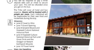 ESTOO Trip to the Great Council State Park Grand Opening June 6-10, 2024